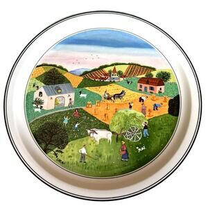 Villeroy & Boch “Les Quatre Saisons” Summer Plate • 9” • Gérard Laplau